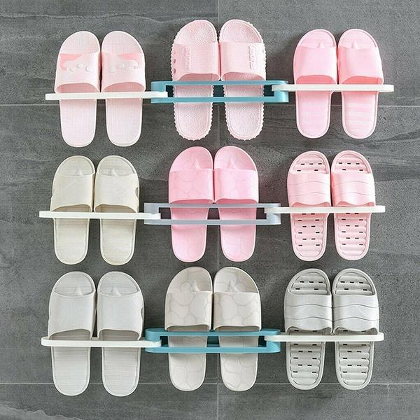 (🔥 Spring Hot Sale - 50% OFF) 3-in-1 Drill-Free Slippers Rack, Buy 2 Get Extra 10% OFF