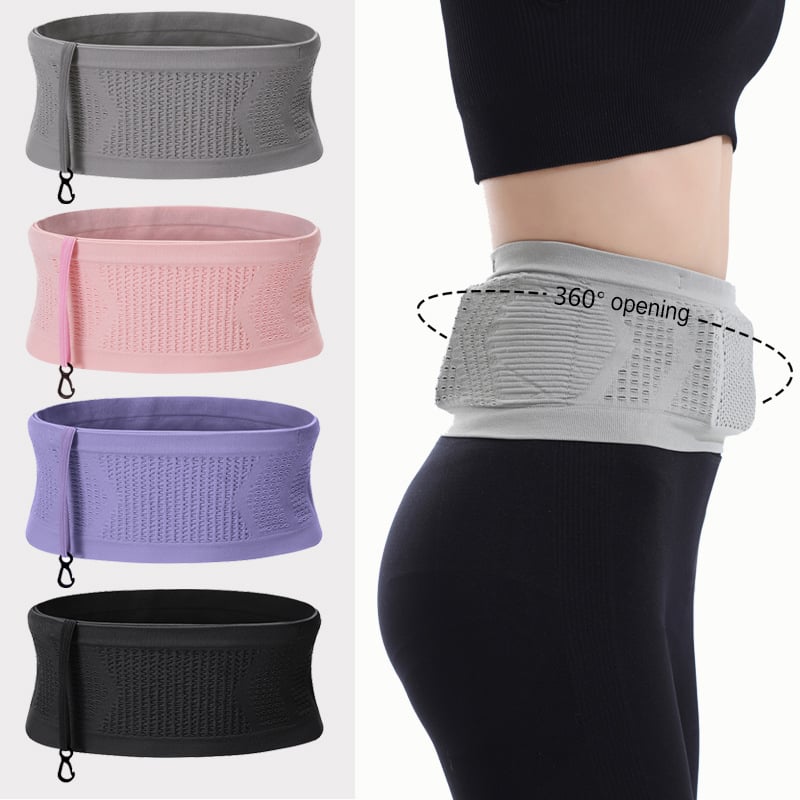 Last Day Promotion 48% OFF - Multifunctional Knit Breathable Concealed Waist Bag