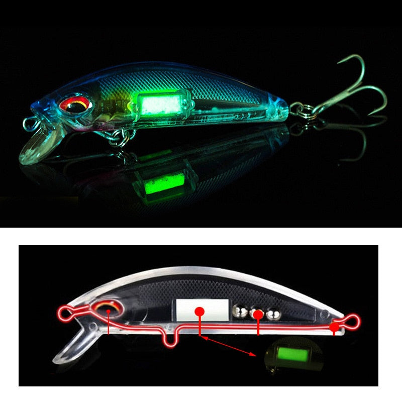 3D Luminous Minnow Fishing Lures