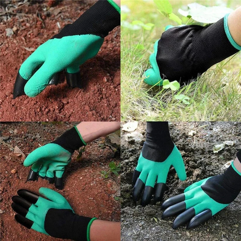 Last Day Promotion 48% OFF - Garden Gloves with Claws(For Digging & Planting | Waterproof)