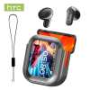 🔥HTC NE20 Bluetooth 5.4 Earphones🌀 LED Display High Fidelity Waterproof Wireless Earphones