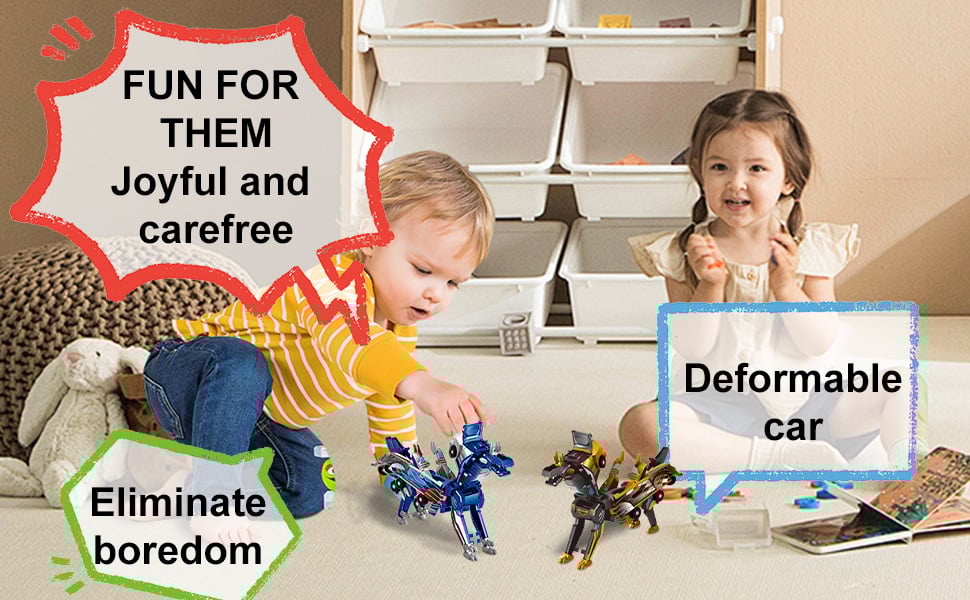 🔥Last Day Promotion 70% OFF💥Collision Transforming Dinosaur Car Toy⚡BUY 2 FREE SHIPPING