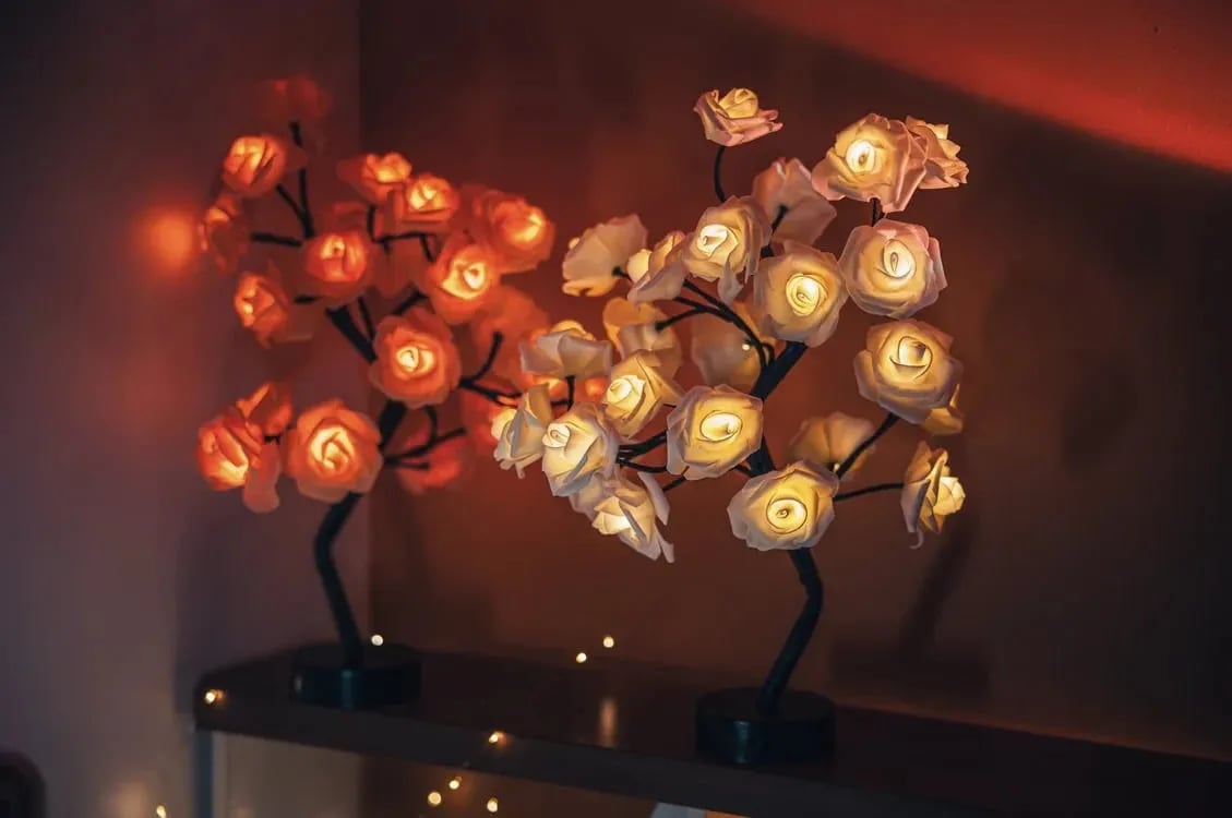 (🎄EARLY CHRISTMAS SALE - 50% OFF) 🎁Forever Rose Tree Lamp