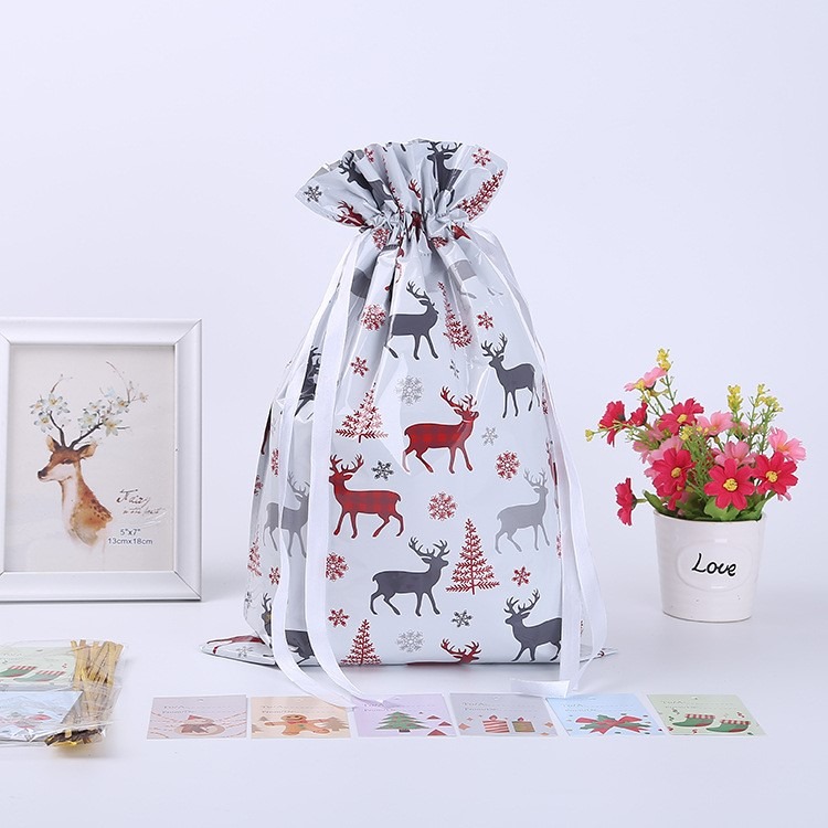 (🎄Early Christmas Sale🎄- Save 50% OFF) Drawstring Christmas Gift Bags(10 Pcs)- Buy 4 Get Free Shipping