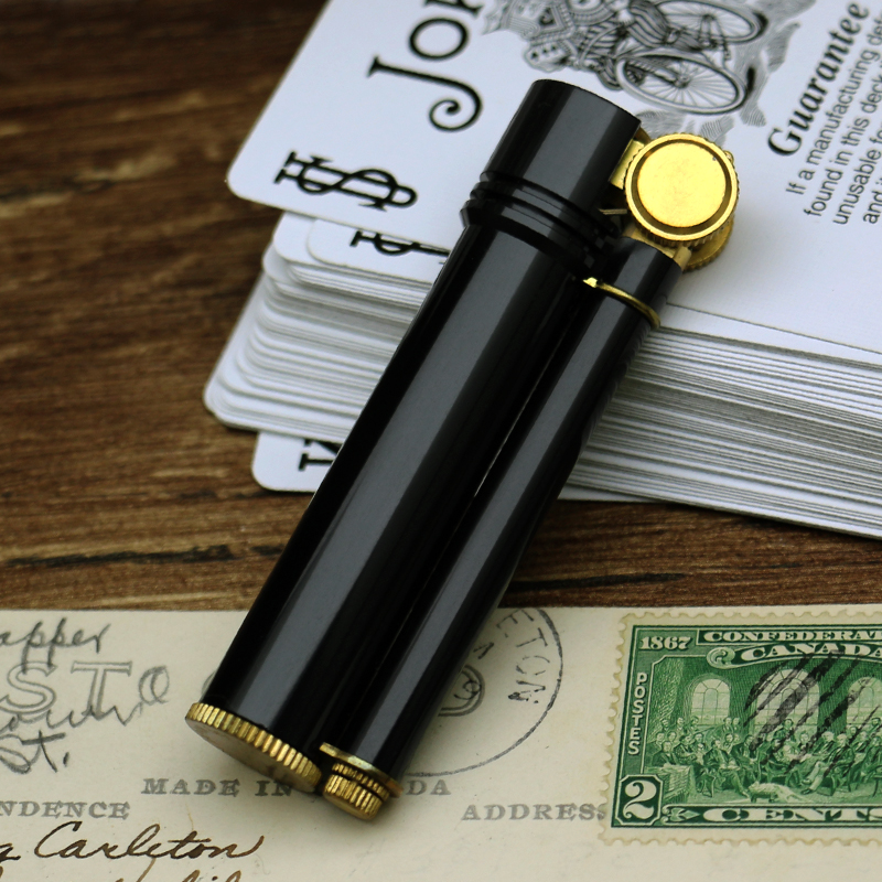 Stainless Steel Brass Vintage Creative Old Kerosene Lighter