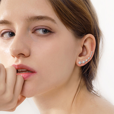 (🔥Hot Summer Sale - 58% OFF)7 Crystals Ear Cuffs