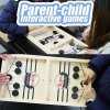 Two-Player Wooden Ice Hockey Battle Parent-Child Interactive Tabletop Game
