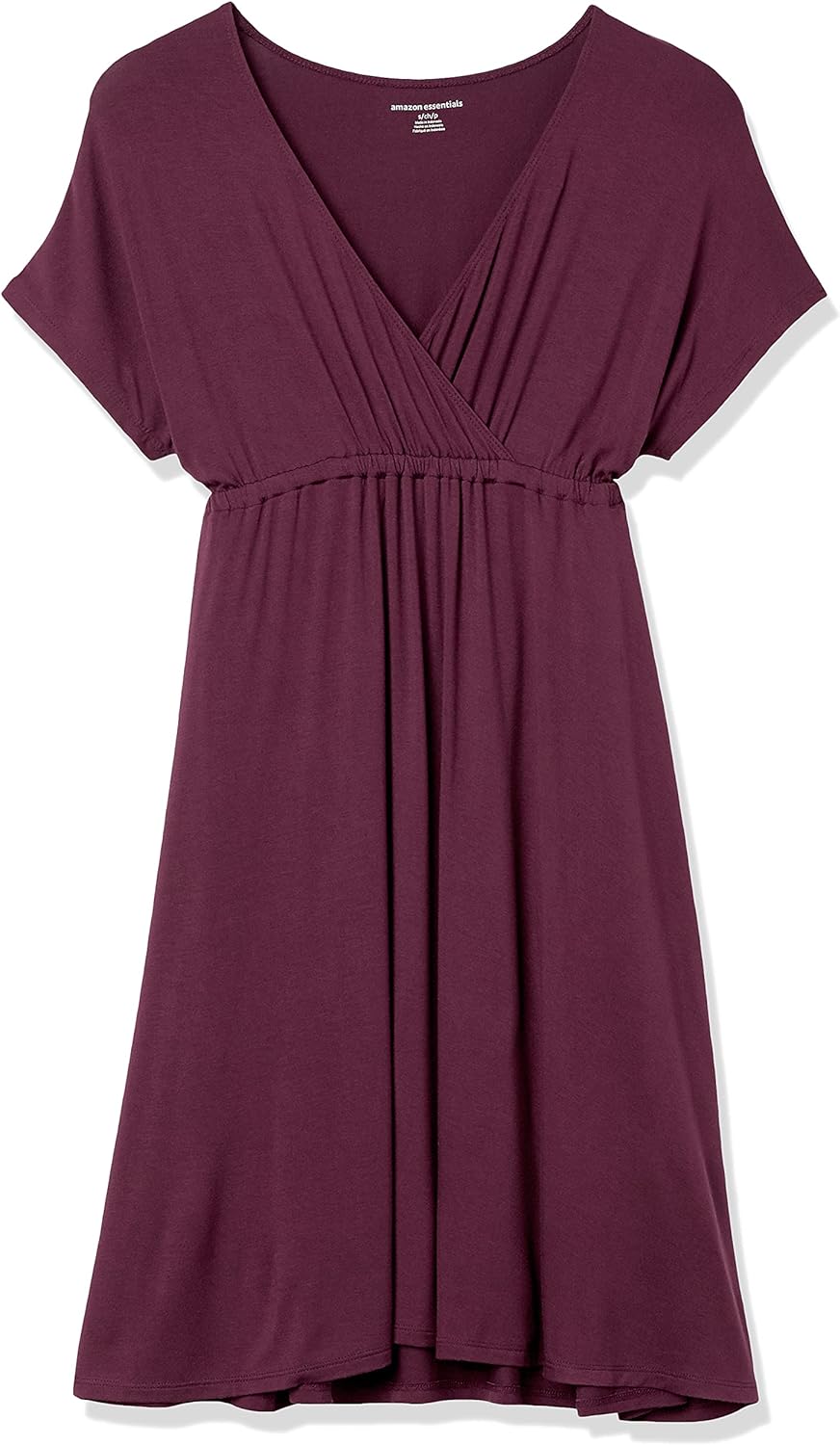 Amazon Essentials Women's Surplice Dress (Available in Plus Size)