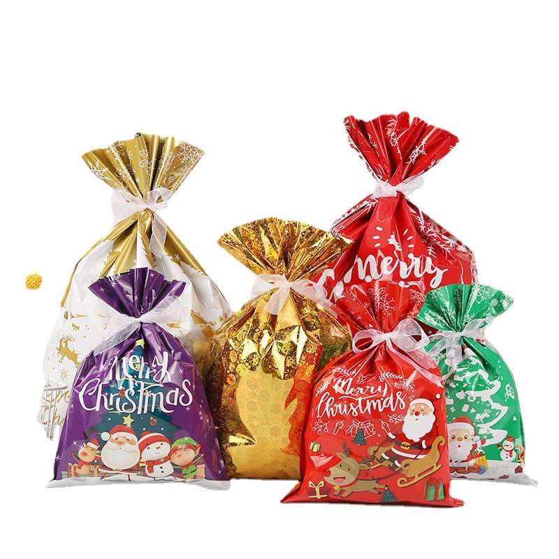 🎄🎅Early Christmas Promotion - 49% OFF 💝Christmas Gift Bags with Colorful Drawstring