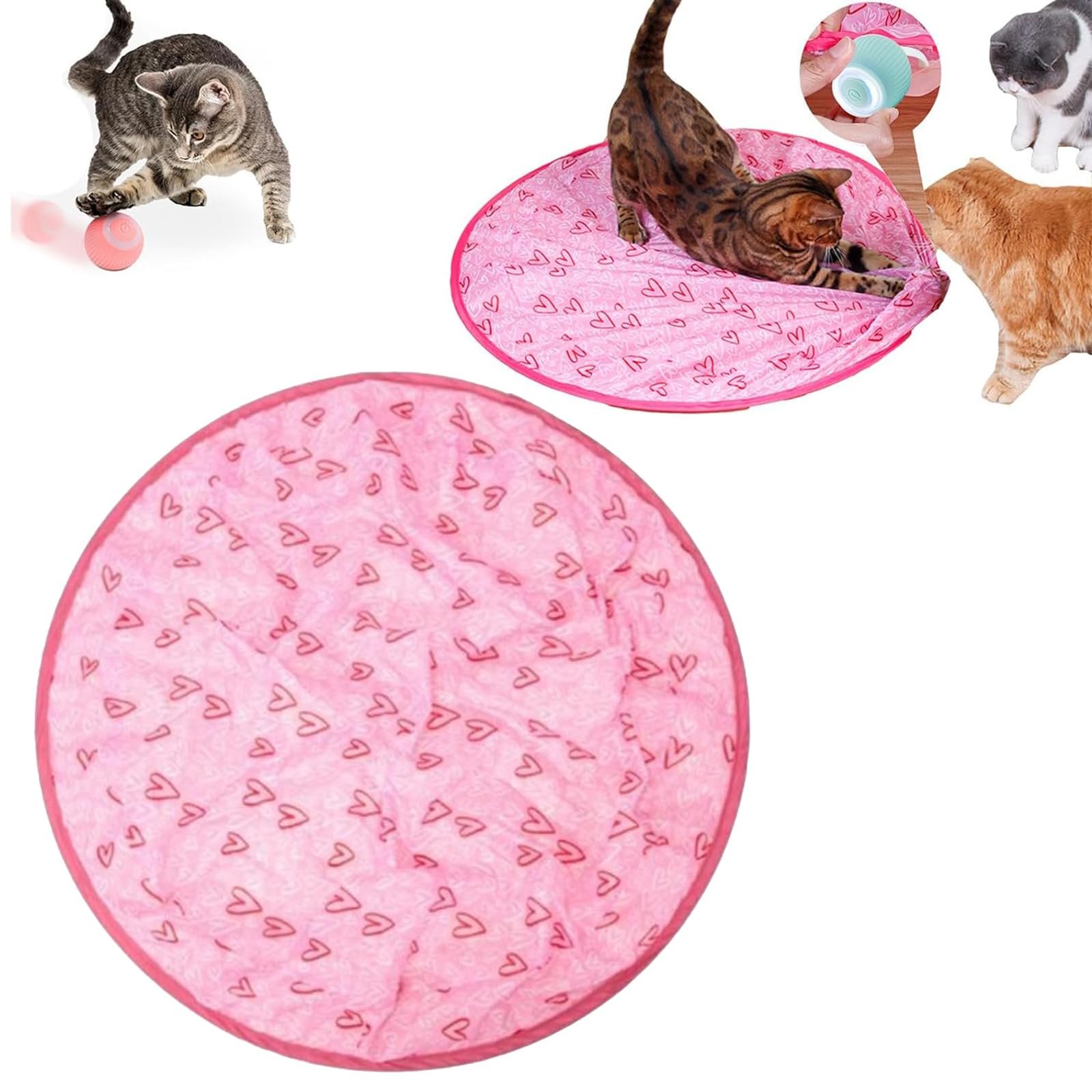 🔥Last Day 50% OFF- 2 in 1 Simulated Interactive Hunting Cat Toy✨