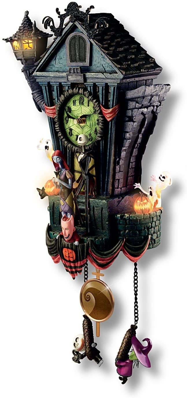 🏆 50K+ SOLD! 49% OFF - 🎃Halloween Wall Clock,Nightmare Before Christmas Cuckoo Clock