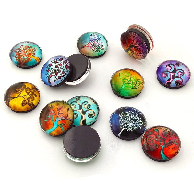 🔥Planet Crystal Refrigerator Magnet Party Set of 12 Pack 3D Round Face- Buy 3 Get Extra 20% Off