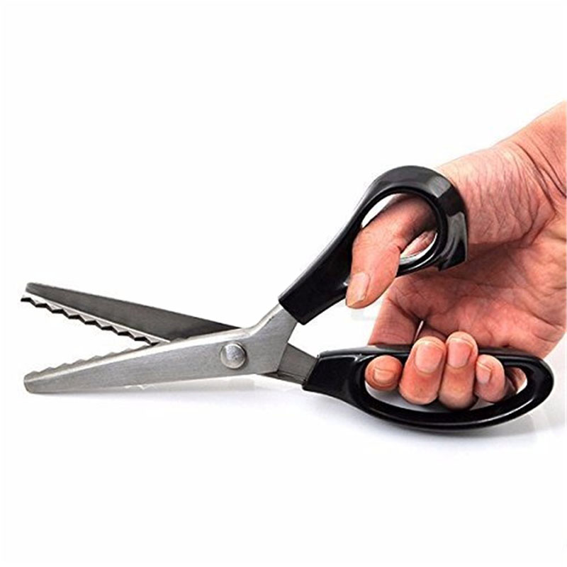 (🎄Christmas Hot Sale - 48% OFF)💝DIY Black Triangle/Circle Arc Tailor Scissors Handmade Lace