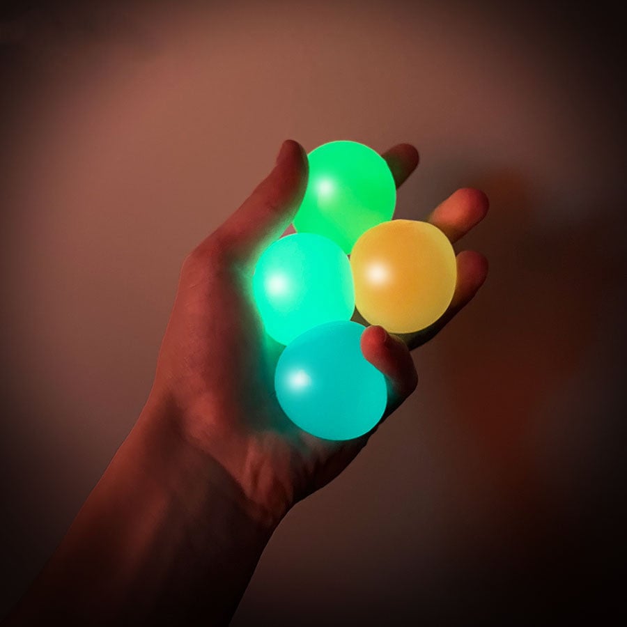 (🌲Early Christmas Sale- 49% OFF)Fluorescent Sticky Target Stress Reliever Balls