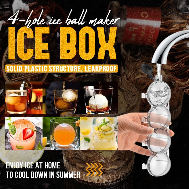 (End Of Season Promotion - 50% OFF)4-hole ice ball maker - Buy 5 Get Extra 5 & Free Shipping