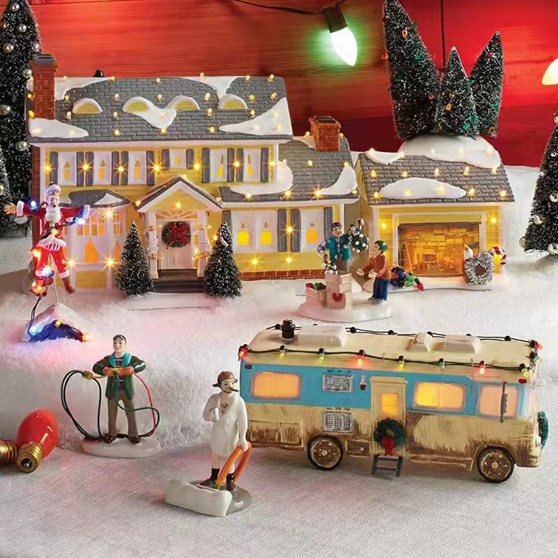 🌲Early Christmas Sale 50% Off🎅🎄National Lampoon's Christmas Vacation-Inspired Ceramic Village