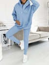 Women Plus Size Hooded Casual and Comfortable Sweatshirt Two-piece Suit