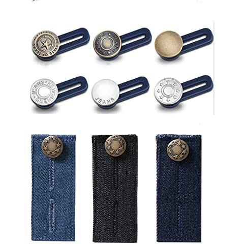 🎁🎁(Mother‘s Day Hot Sale - 50% OFF) Jeans Retractable Button（3PCS）