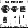 🎃Halloween Haunted House Theme Party Disposable Tableware