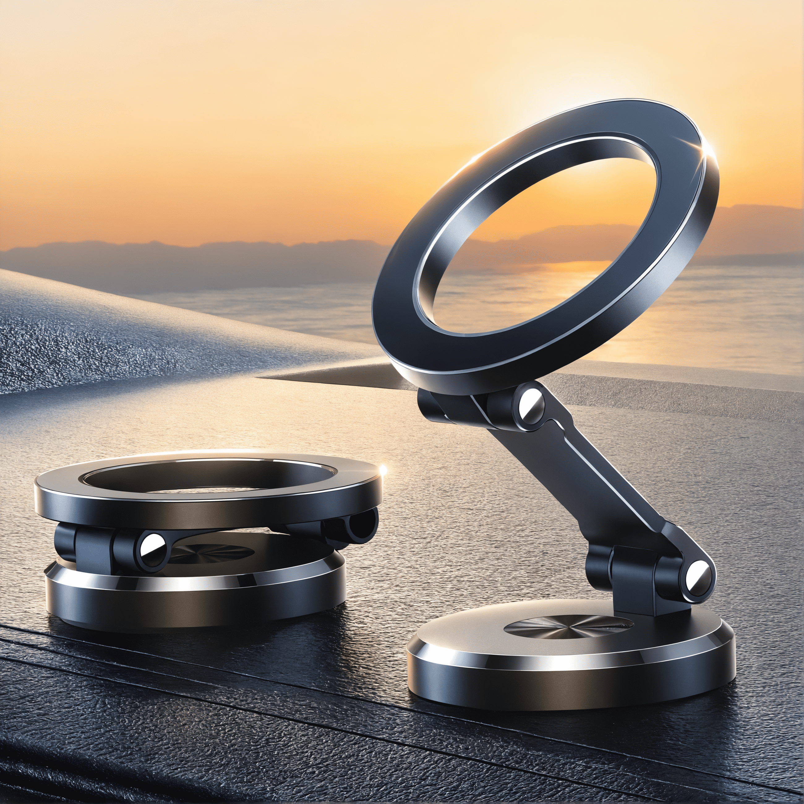 💥 360° Rotating Full Metal Magnetic Car Phone Holder 💥