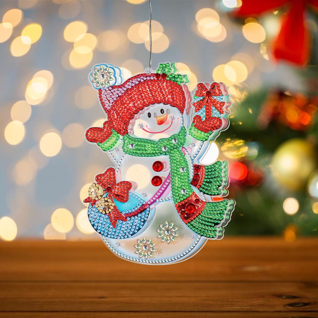 ✨Christmas Sale- Get 50% OFF🎁5D Diamond Painting Christmas Hanging Light