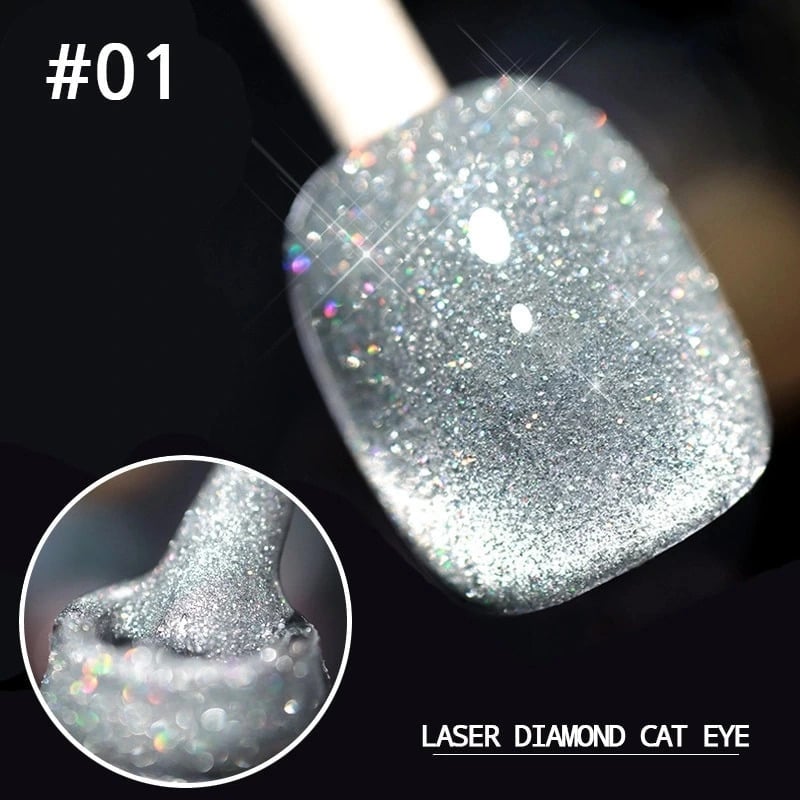 (🌲Early Christmas Sale - 49% OFF) 💎Laser Diamond Cat Eye Nail Polish