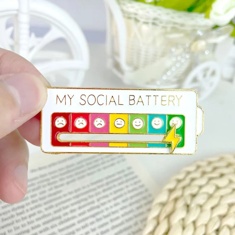 Last Day 50% OFF - Social Battery Pin