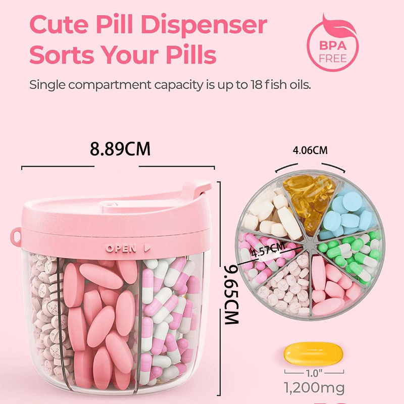 💥LAST DAY SALE 50% OFF💥Pill Dispenser Bottle⚡BUY 2 FREE SHIPPING