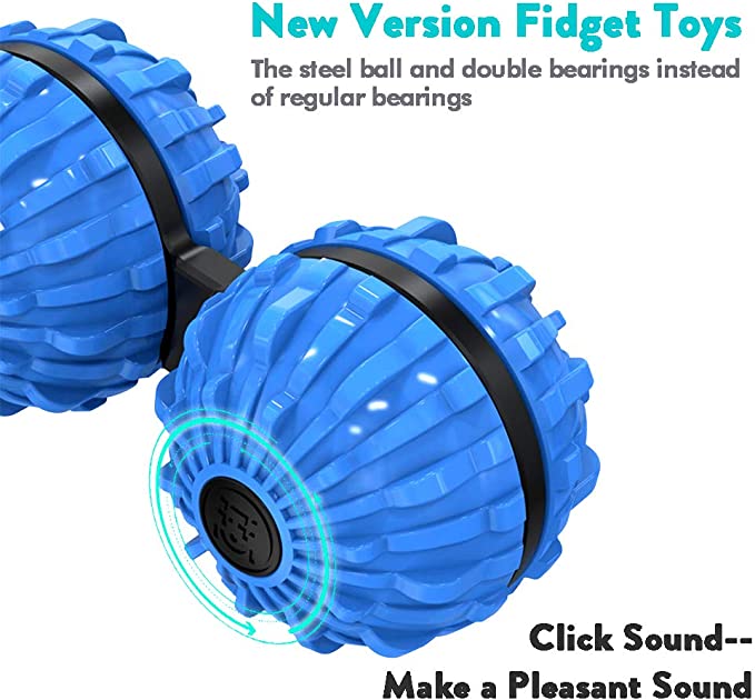 Studyes™ Fidget Ball Spinner, Acupressure Massage Balls, Hand Spinner Fidget Toys for Kids and Adults