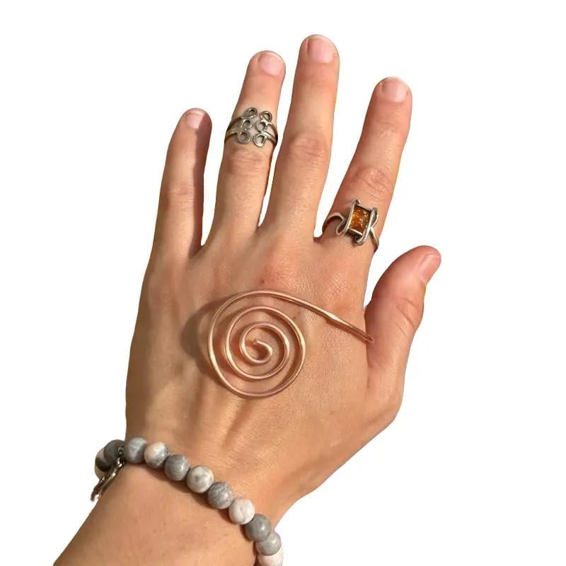 🎁TikTok Last Day Sale - 70% OFF🔥Copper Spiral Hand Rings - Handmade Reiki & Crystal Amplifier for Meditation, Manifestation and Energy Healing