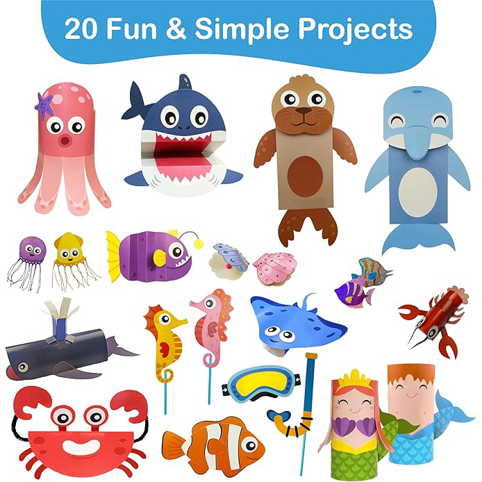 🎨Simple Paper Crafts for Kids✂