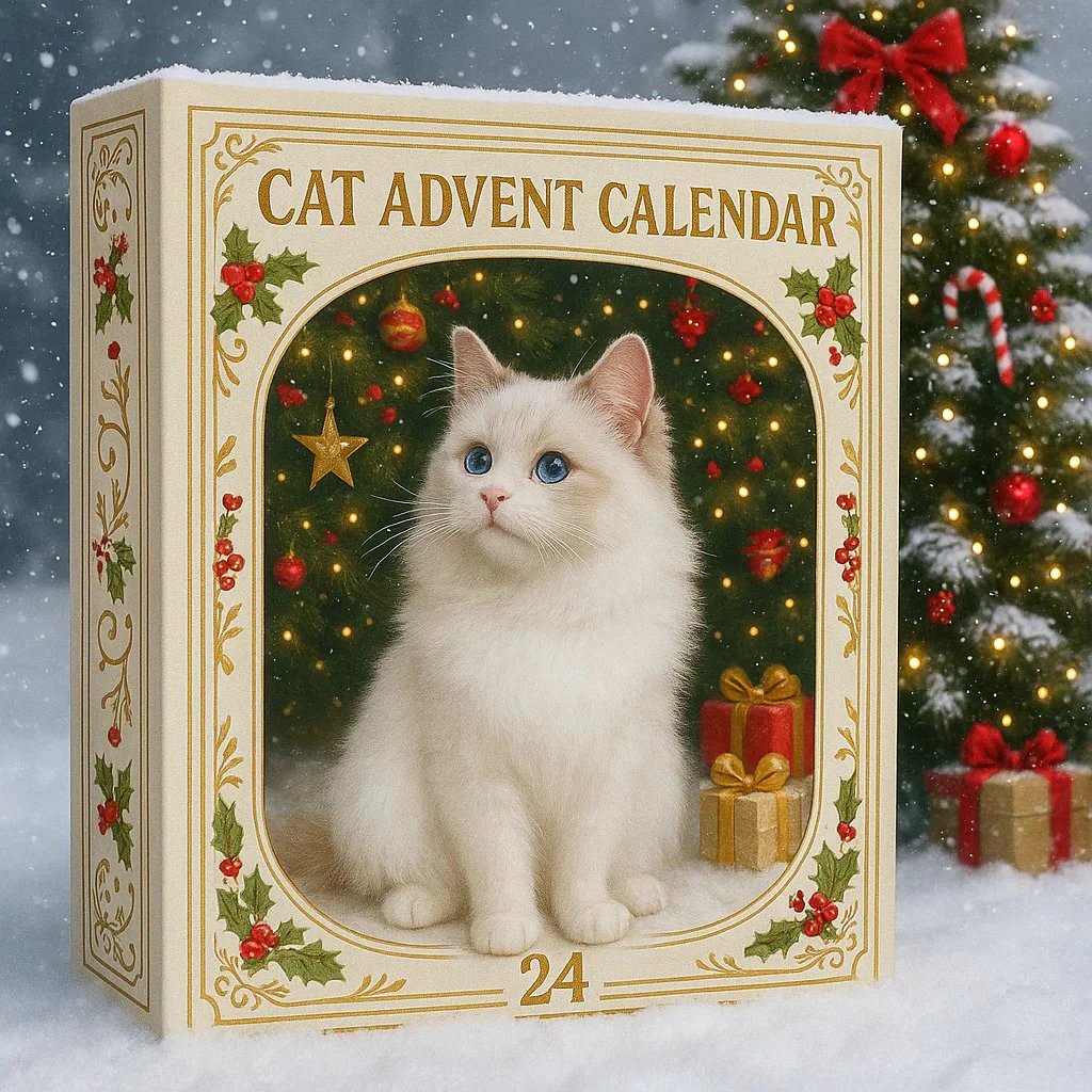 🔥Last Day Promotion 50% OFF🔥Purrfect Christmas 2025: Cat Lovers Advent Calendar
