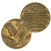Eagle Christian Challenge Coin – Strength in the Storm