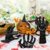 🎁TikTok Last Day Sale - 70% OFF🔥Life-Size Creepy Hands Wall Decor – 3-Piece Set with LED Candles for Gothic Halloween