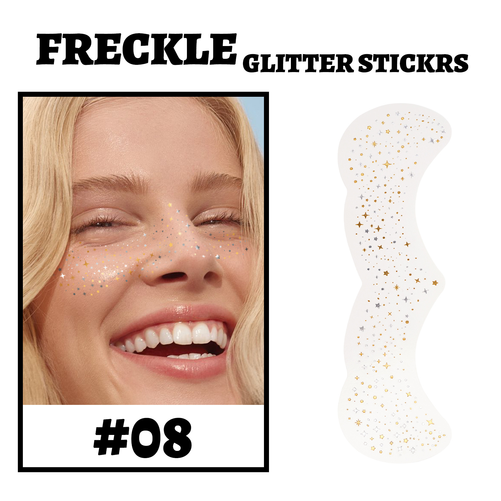 Makeup Patches - Face Glitter Makeup Speckles