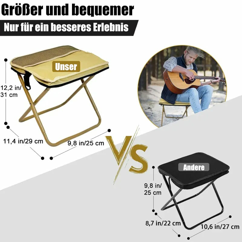 🎉Letzter Tag 49% Rabatt🪑Ultraleichter Klapphocker