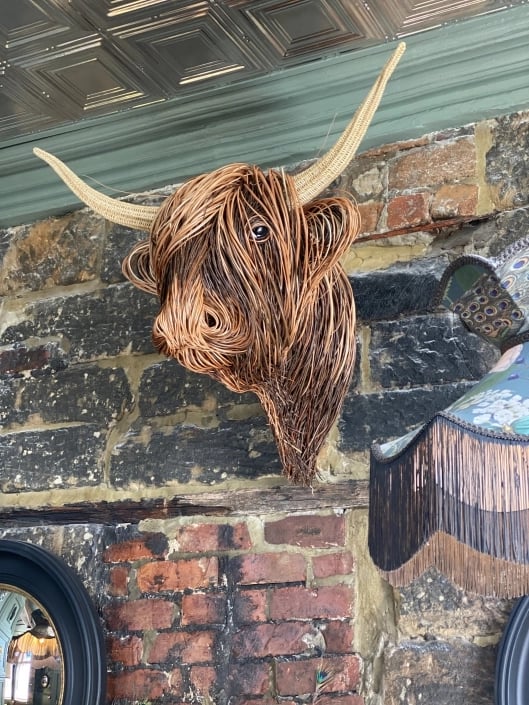 Woven Willow Highland Cow-💖Father's Day Sale💖