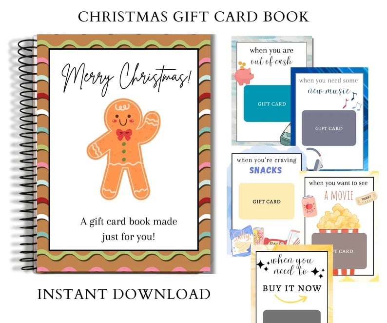 💥LAST DAY SALE 50% OFF💥Christmas Gift Card Book