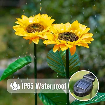 Sunflower Solar Garden Stake Led Lights