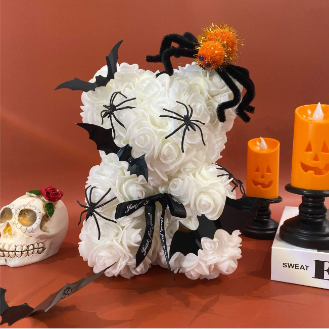 🔥Last Day Promotion - 60% OFF🎁🎃🌹🧸Halloween Eternal Rose Bear🧸