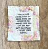 🎁Prayer Quilt with cross inside✝️