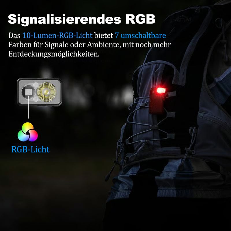 ⏰Letzter Tag 49 % RABATT🔥Taschenlampe im Taschenformat