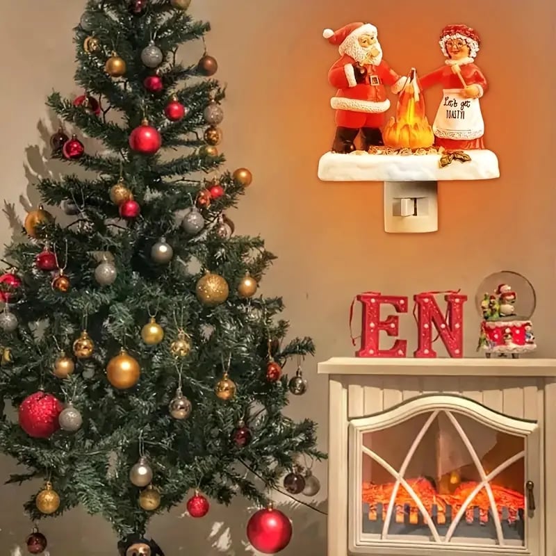 🎄Christmas Sale 70% OFF - 🎅Christmas Santa Claus Campfire Nightlight🔥Buy 2 FREE SHIPPING