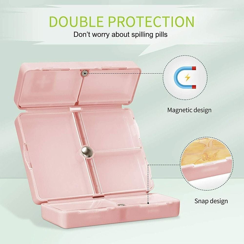 💊7 Compartments Portable Pill Case