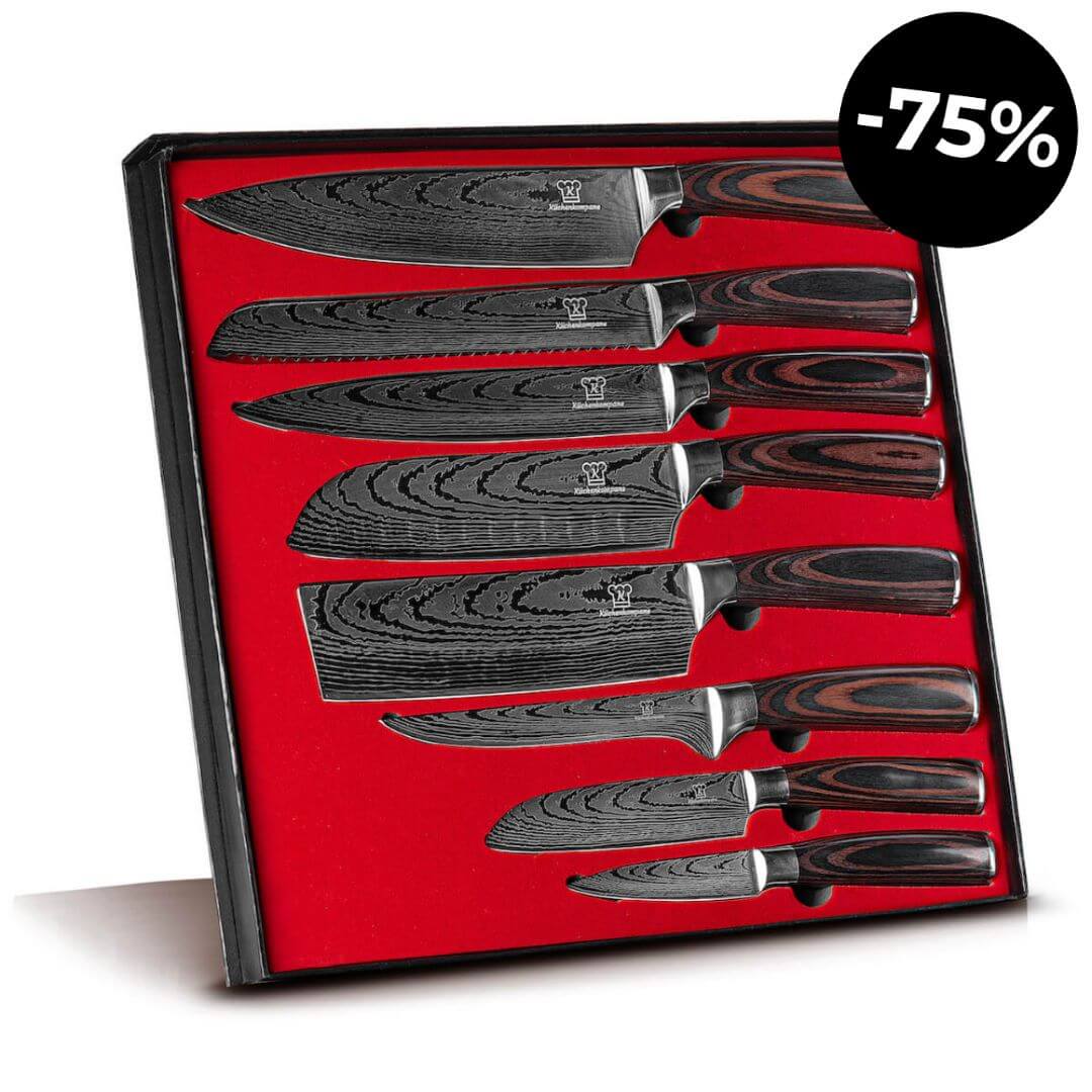 Asiatisches Messerset Premium 8-teilig