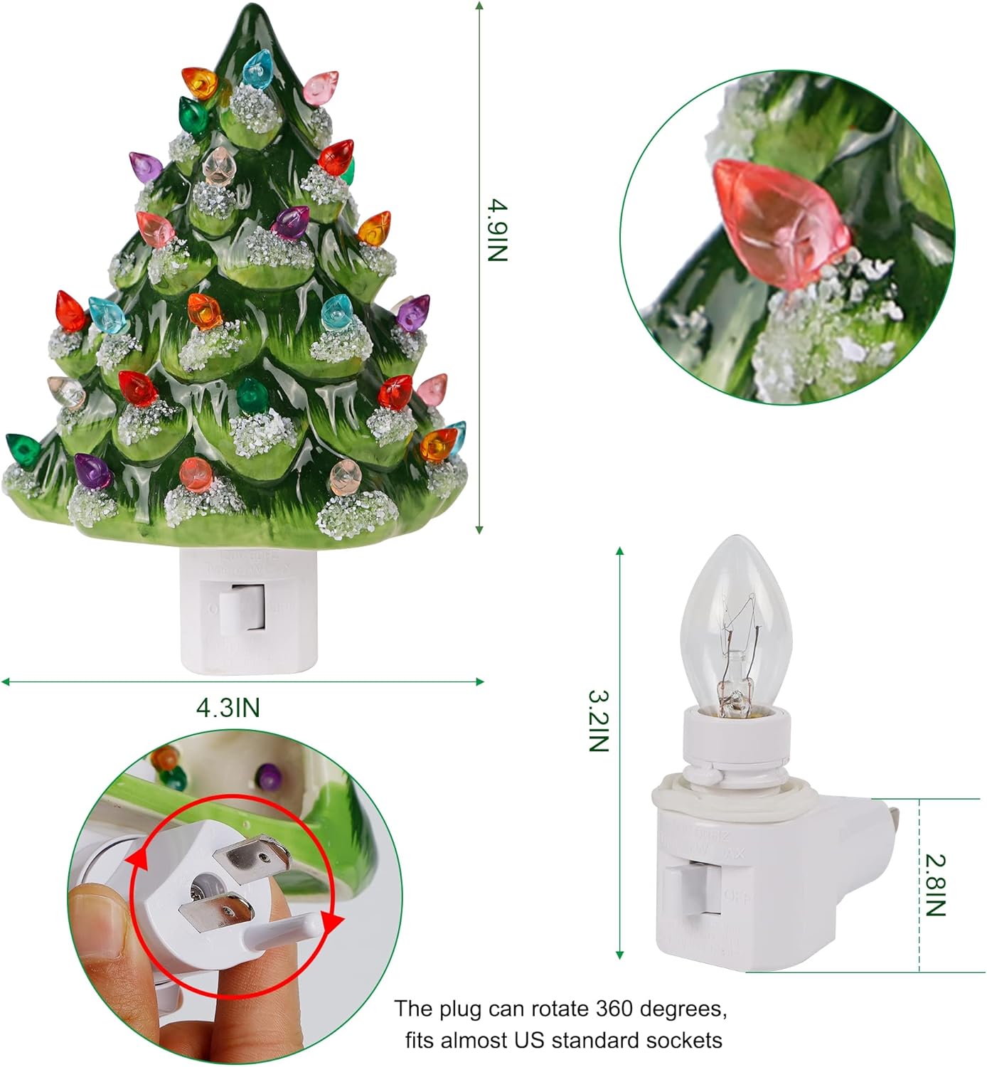 🔥Last day Clearance Sale 60% OFF🔥Christmas Tree Night Light