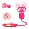 Rose Tongue Extender Clitoris Sucker Dildo Sex Toy For Women