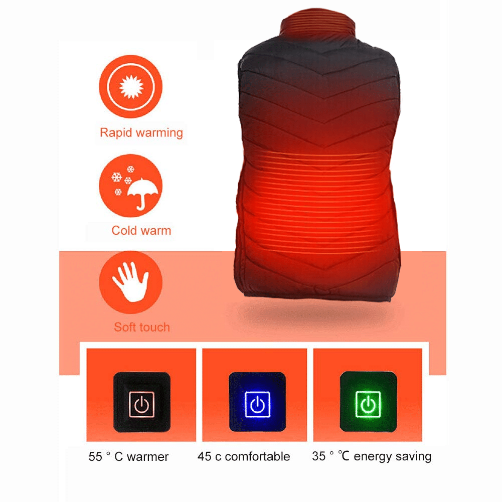 (🎄CHRISTMAS EARLY SALE-48% OFF) 2022 New Unisex Warming Heated Vest(BUY 2 GET FREE SHIPPING)