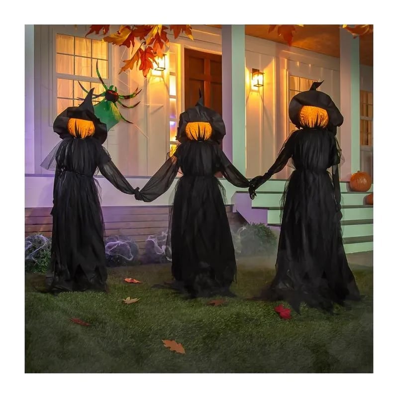 🎃2025 Halloween Sale 59% OFF🧙‍♀️✨Lighted Halloween WitchStakes