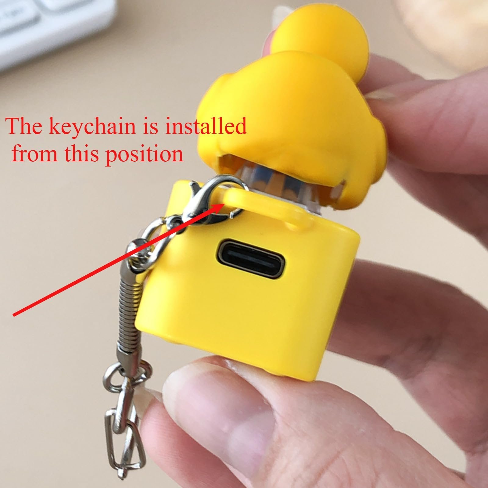 ⏰LAST DAY SALE 50% OFF💥Rechargeable Frog Croaking Keychain